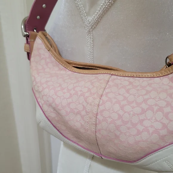 Coach Y2k Rare Barbie Pink Soho Baguette Hand Bag - Picture 2 of 11